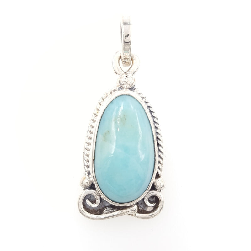 Dije de Larimar en Plata 925 Mod. 1757 - Caleidoscopio