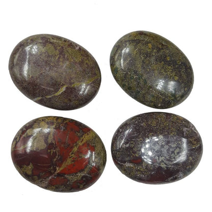 Heliotropo Piedra Sangre Palm Stone 4.5 cm x 3.5 cm