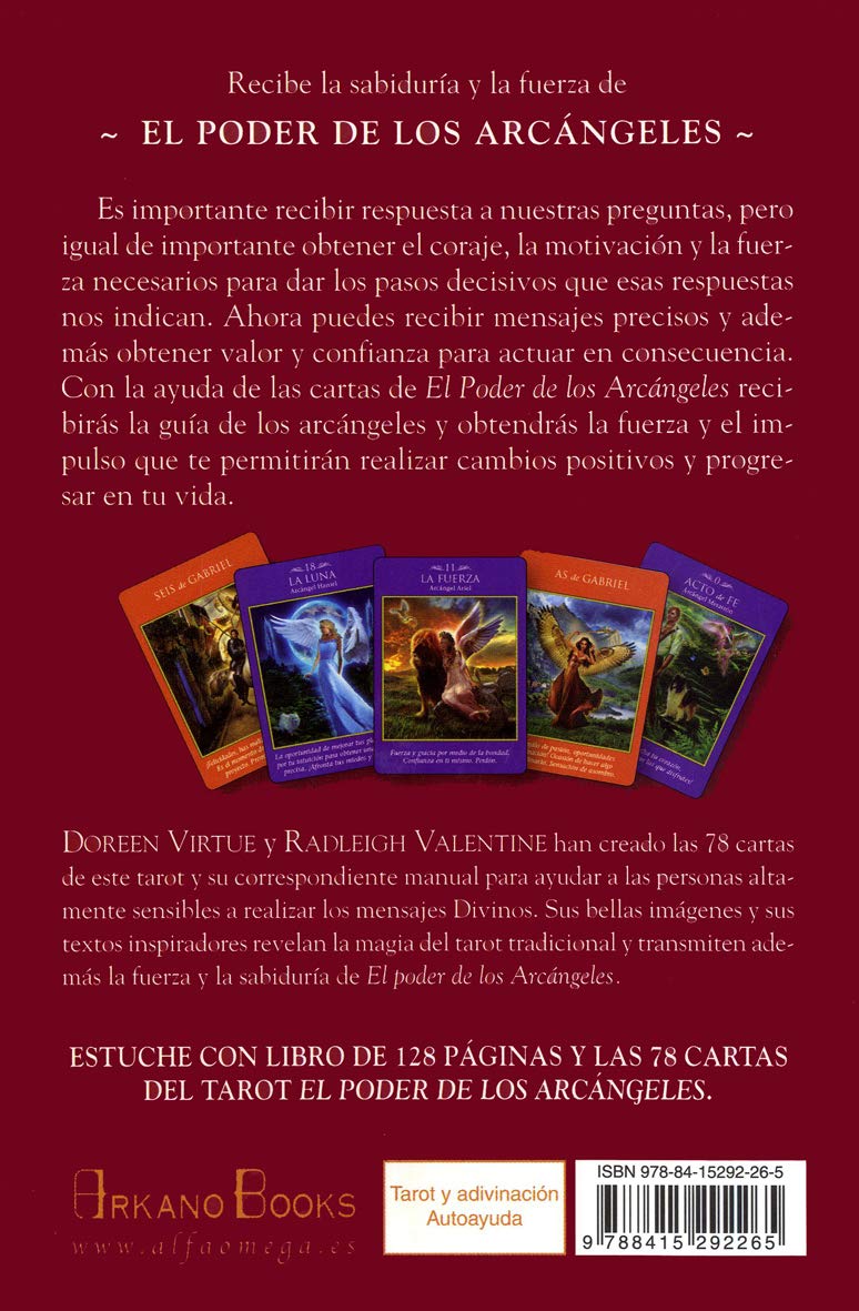 El Poder de los Arcángeles Tarot D Virtue y Radleigh Valentine en Español