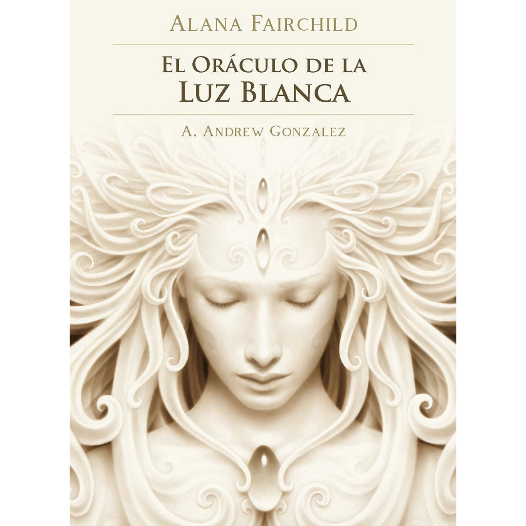 EL ORACULO DE LA LUZ BLANCA 44 Cartas y Libro en Español Alana Fairchild.