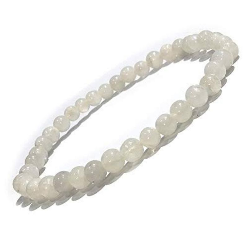 Pulsera Piedra Luna Cuentas de 6 mm. Energía femenina - Caleidoscopio